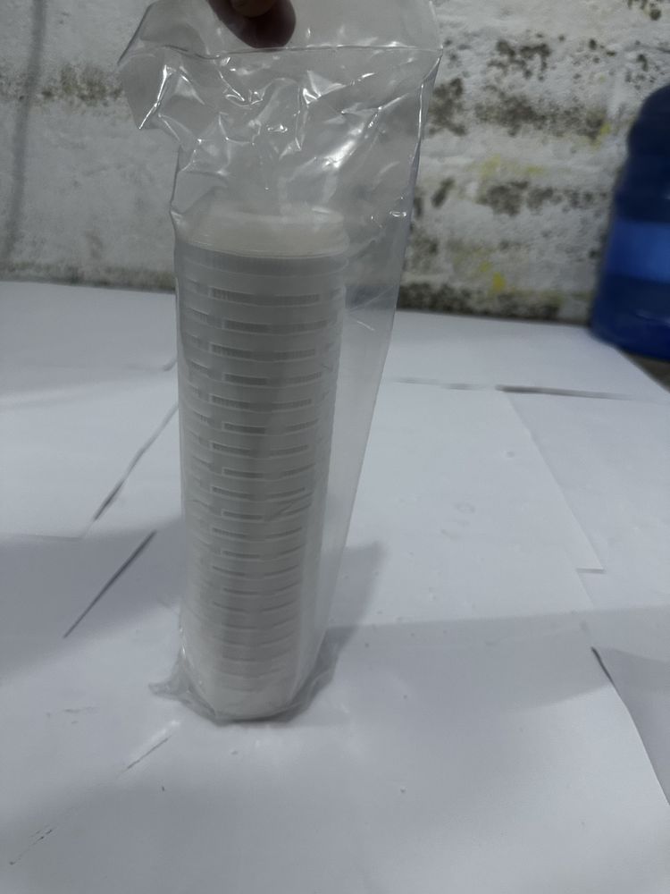 Filtro de alta retención (0.5 micras) para partículas ultrafinas. Ideal para la etapa final de filtrado o pulido del agua. 4